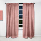 Triangual Retro Coral Pattern - Mid-Century Modern Curtain - 1 Panel