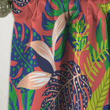 Retro Tropical Leaves I - Mid-Century Modern Curtain - 1 Panel