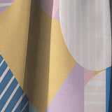 Modern geometric shapes pattern - Mid-Century Modern Curtain - 1 Panel