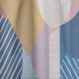 Modern geometric shapes pattern - Mid-Century Modern Curtain - 1 Panel