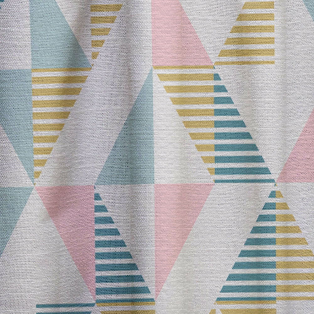 Diamond Retro XI - Mid-Century Modern Curtain - 1 Panel