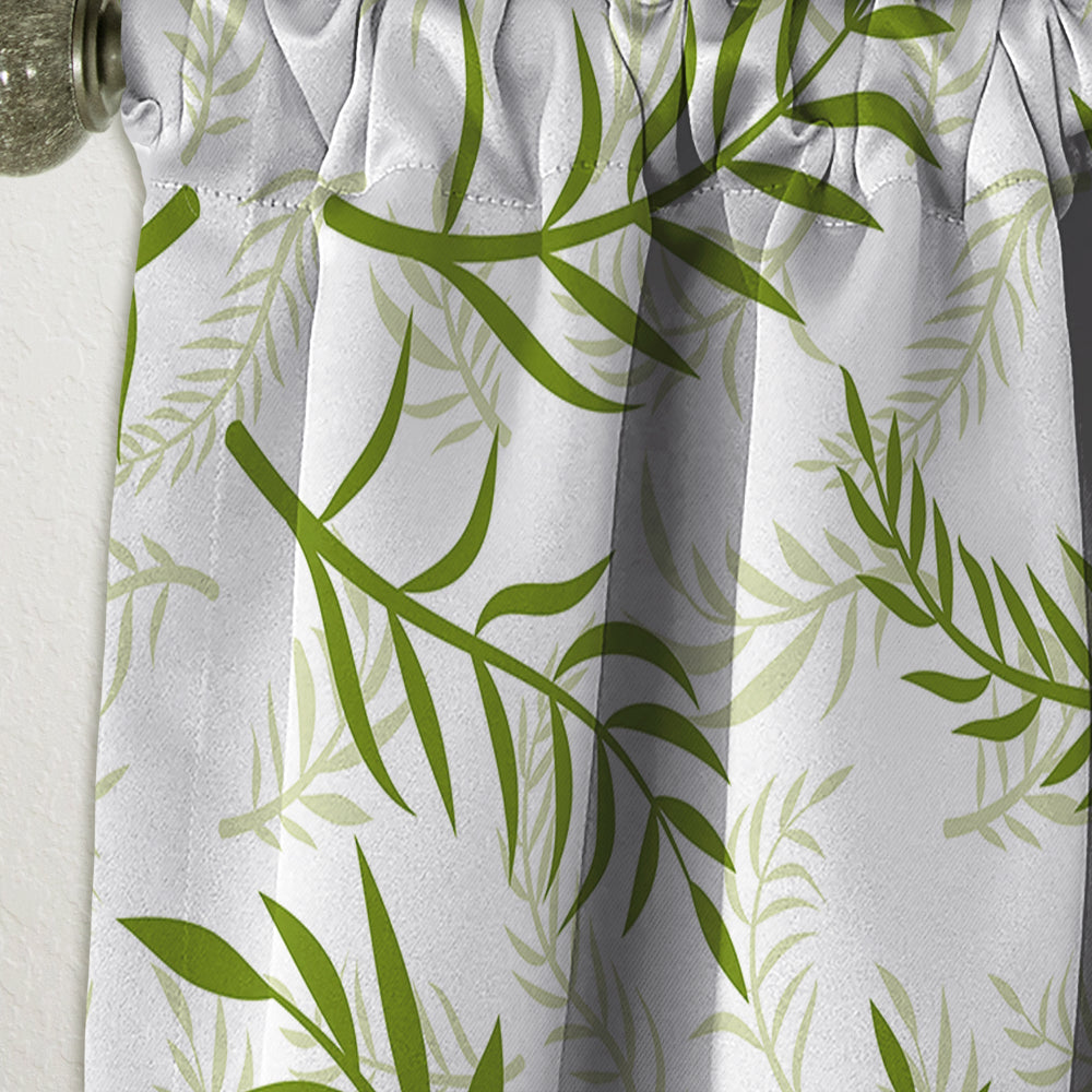 Tropical Botanicals I - Mid-Century Modern Curtain - 1 Panel