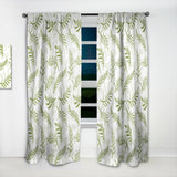 Tropical Botanicals I - Mid-Century Modern Curtain - 1 Panel