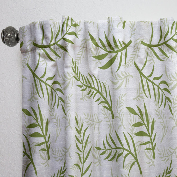 Tropical Botanicals I - Mid-Century Modern Curtain - 1 Panel
