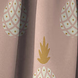Pineapple Summer Bliss VII - Mid-Century Modern Curtain - 1 Panel