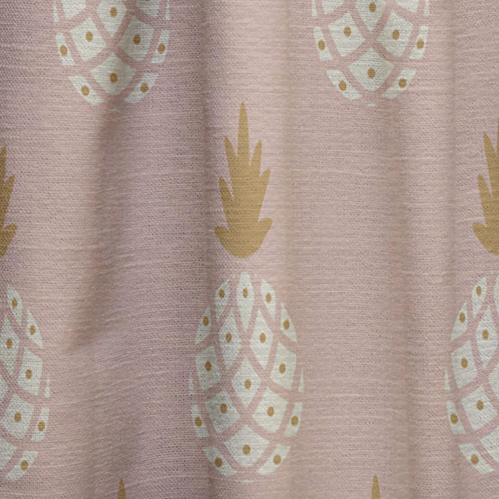 Pineapple Summer Bliss VII - Mid-Century Modern Curtain - 1 Panel