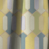 Abstract Retro Geometrical Design II - Mid-Century Modern Curtain - 1 Panel