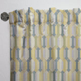 Abstract Retro Geometrical Design II - Mid-Century Modern Curtain - 1 Panel