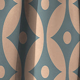 Retro Pattern Abstract Design IV - Mid-Century Modern Curtain - 1 Panel