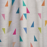 Abstract Triangular Retro Pattern I' Mid-Century Modern Curtain 1 Panel Sheer