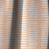 Retro Abstract Lines Pattern - Mid-Century Modern Curtain - 1 Panel