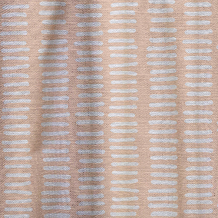 Retro Abstract Lines Pattern - Mid-Century Modern Curtain - 1 Panel