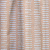 Retro Abstract Lines Pattern - Mid-Century Modern Curtain - 1 Panel
