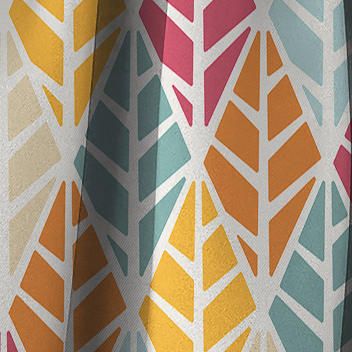 Diamond Retro X - Mid-Century Modern Curtain - 1 Panel