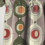 Retro Abstract Design X - Mid-Century Modern Curtain - 1 Panel