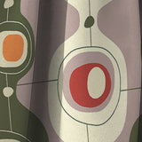 Retro Abstract Design X - Mid-Century Modern Curtain - 1 Panel