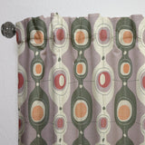 Retro Abstract Design X - Mid-Century Modern Curtain - 1 Panel