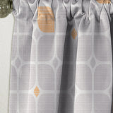 Retro Geometrical Pattern II - Mid-Century Modern Curtain - 1 Panel