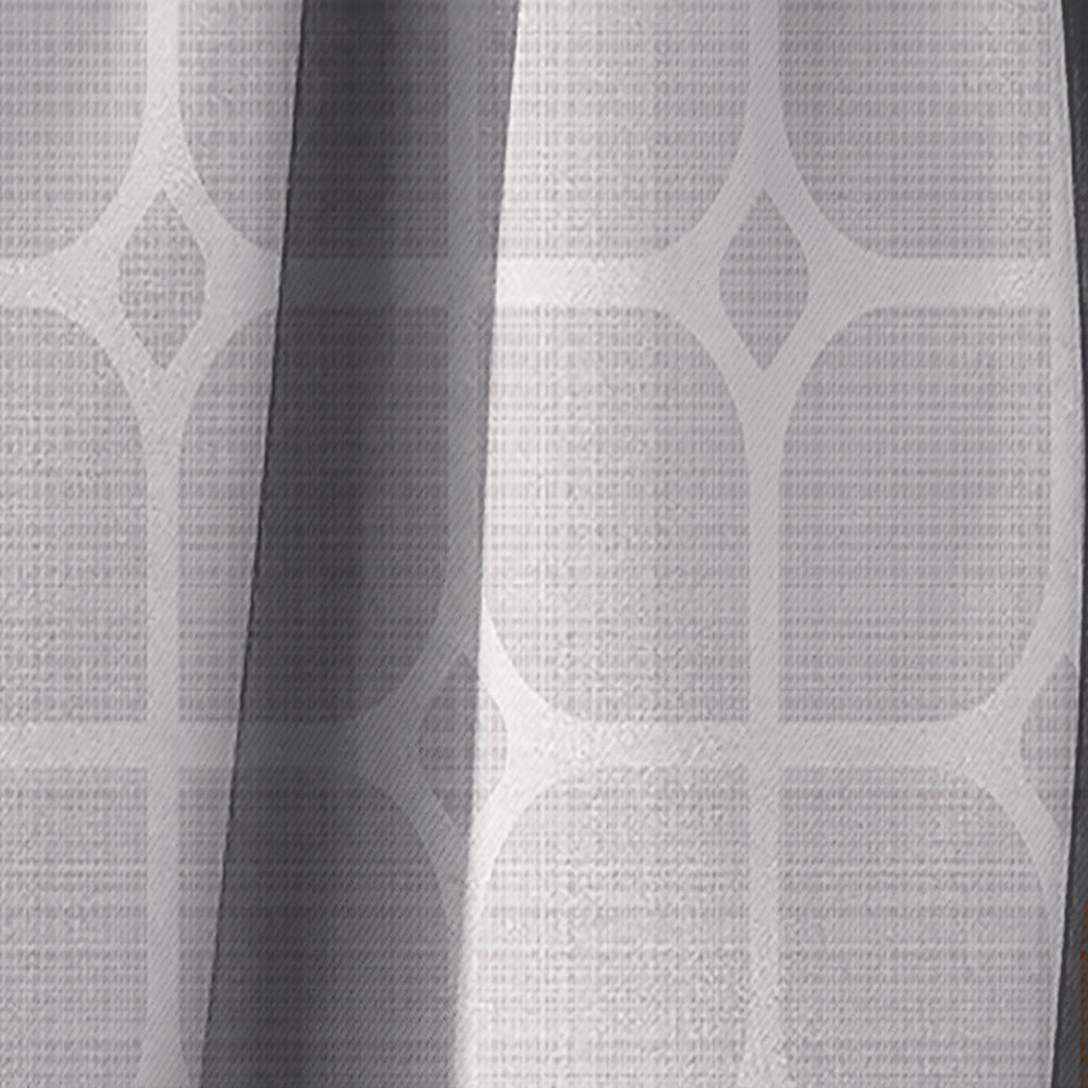 Retro Geometrical Pattern II - Mid-Century Modern Curtain - 1 Panel