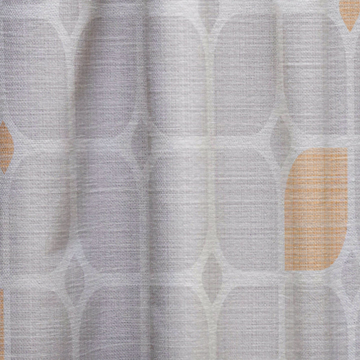 Retro Geometrical Pattern II - Mid-Century Modern Curtain - 1 Panel