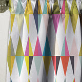 Diamond Retro VII - Mid-Century Modern Curtain - 1 Panel