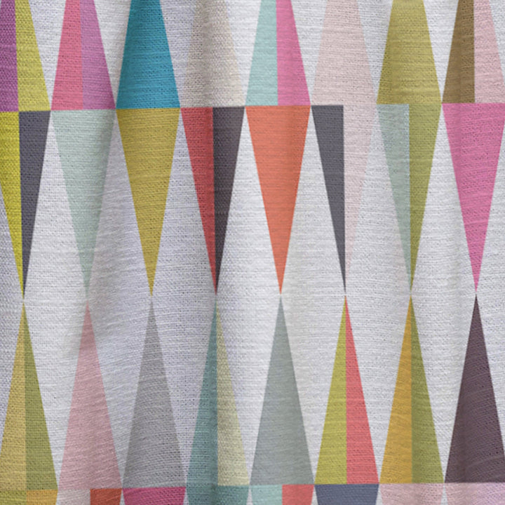 Diamond Retro VII - Mid-Century Modern Curtain - 1 Panel
