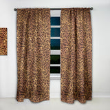 Leopard Fur Safari III - Mid-Century Modern Curtain - 1 Panel