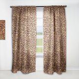 Leopard Fur Safari III - Mid-Century Modern Curtain - 1 Panel