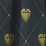 Golden Heart Design - Mid-Century Modern Curtain - 1 Panel