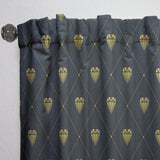 Golden Heart Design - Mid-Century Modern Curtain - 1 Panel