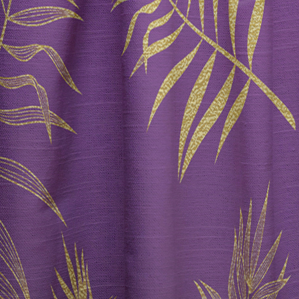 Tropical Foliage V - Mid-Century Modern Curtain - 1 Panel