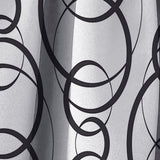 Retro Geometrical Abstract Minimal Pattern VI - Mid-Century Modern Curtain - 1 Panel