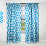 Retro Pattern Abstract Design VI - Mid-Century Modern Curtain - 1 Panel