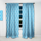 Retro Pattern Abstract Design VI - Mid-Century Modern Curtain - 1 Panel