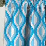 Retro Pattern Abstract Design VI - Mid-Century Modern Curtain - 1 Panel