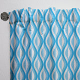 Retro Pattern Abstract Design VI - Mid-Century Modern Curtain - 1 Panel