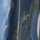Grey And White Hand Painted Marble Acrylic III - Modern Curtain - 1 Panel