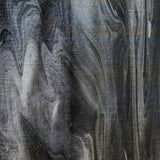 Grey And White Hand Painted Marble Acrylic IV - Modern Curtain - 1 Panel
