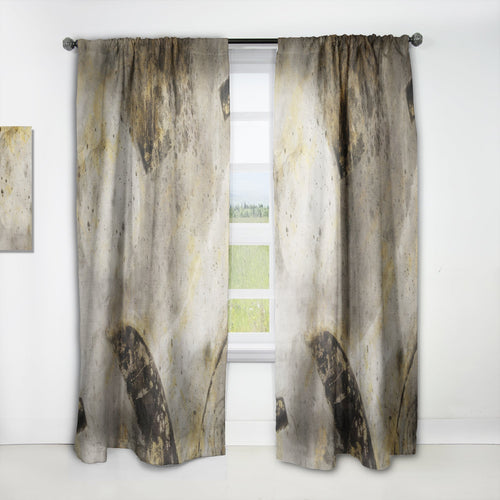 Glam Gold Desert Neutral I - Modern Curtain - 1 Panel