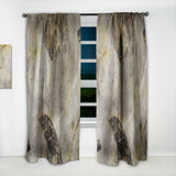 Glam Gold Desert Neutral I' Modern Curtain 1 Panel