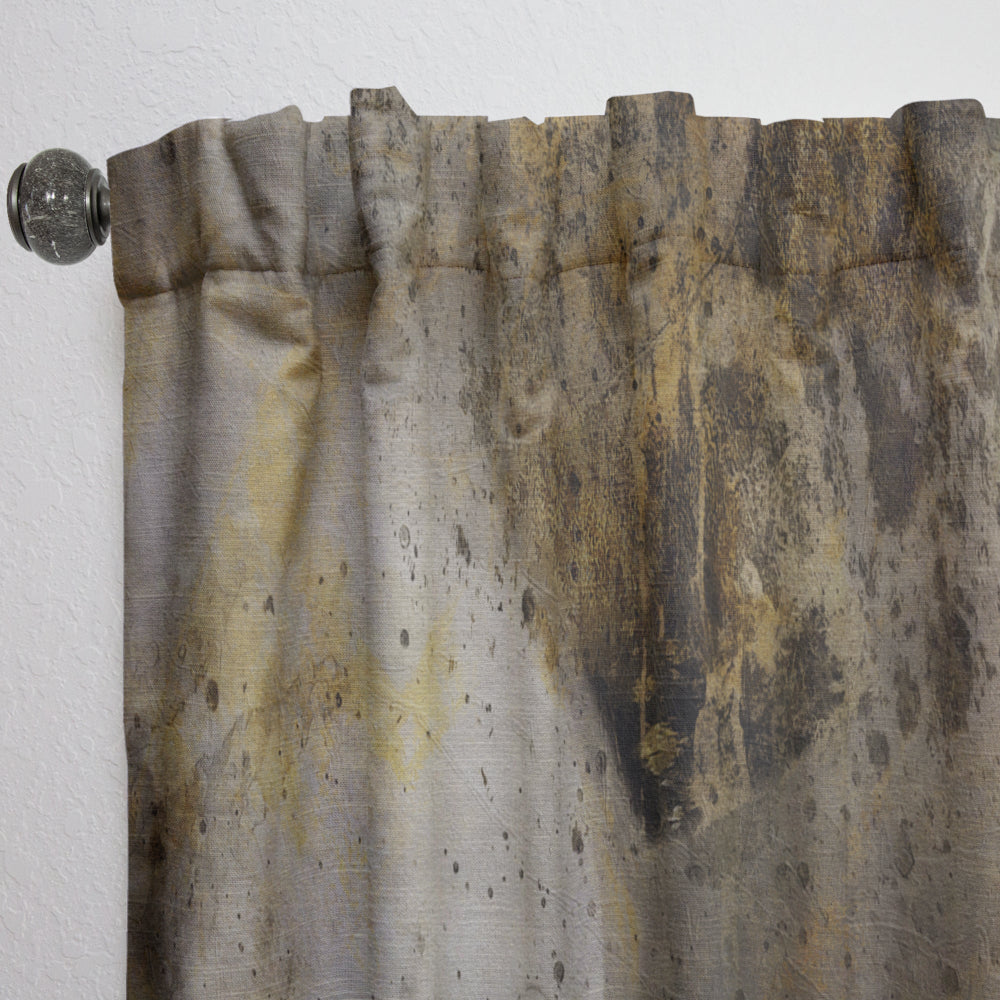 Glam Gold Desert Neutral I - Modern Curtain - 1 Panel