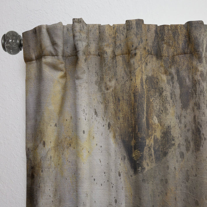 Glam Gold Desert Neutral I - Modern Curtain - 1 Panel