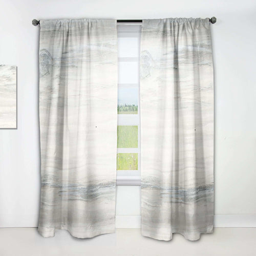 Watercolor colorfields III' Modern Curtain 1 Panel