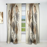 Gold Glam Squares VIII - Glam Curtain - 1 Panel