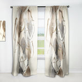 Gold Glam Squares VIII - Glam Curtain - 1 Panel