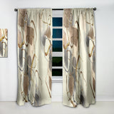Gold Glam Squares V - Glam Curtain - 1 Panel