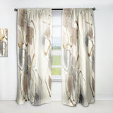 Gold Glam Squares V - Glam Curtain - 1 Panel