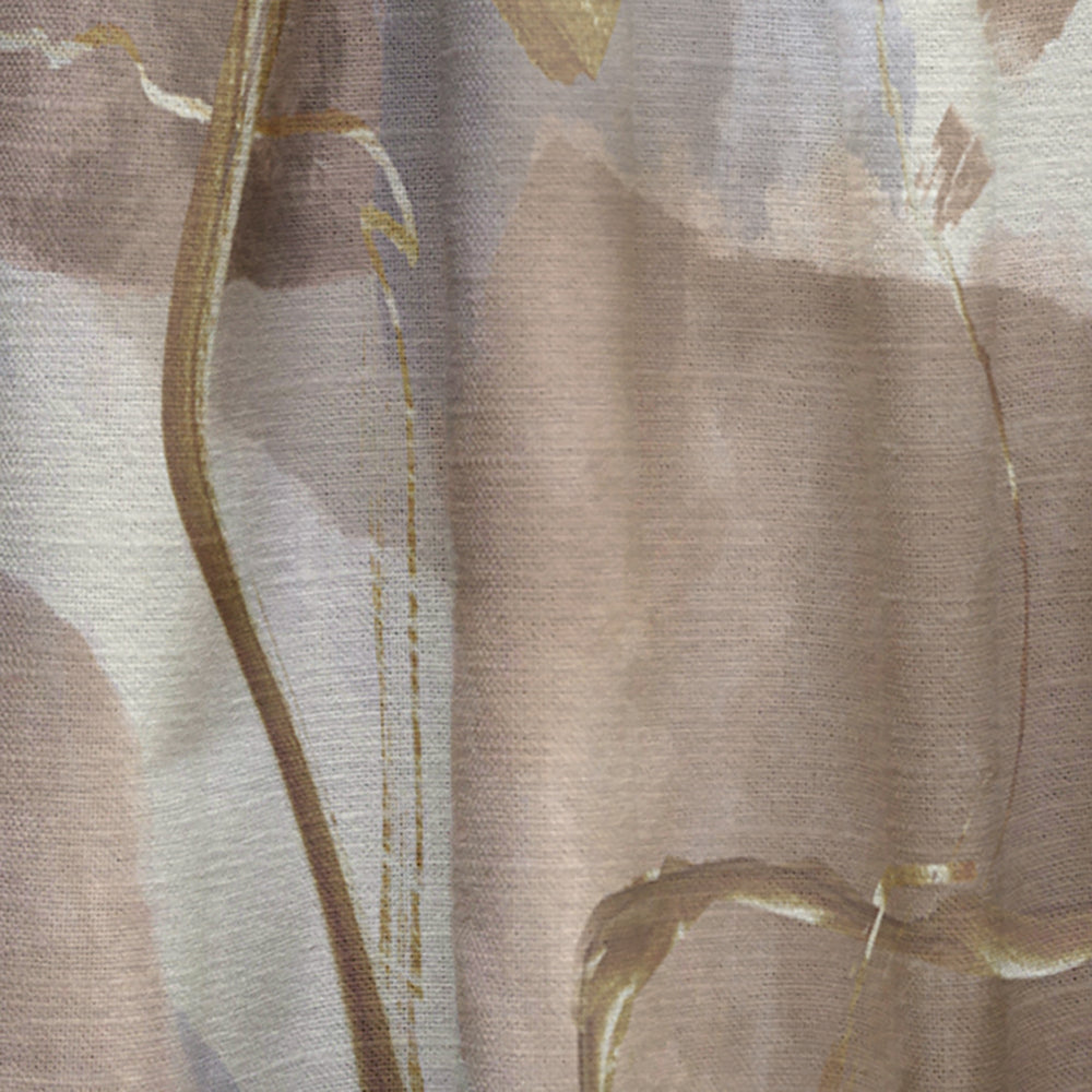 Gold Glam Squares V - Glam Curtain - 1 Panel
