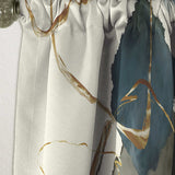 Gold Glam Squares VI' Glam Curtain 1 Panel