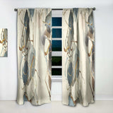 Gold Glam Squares VI' Glam Curtain 1 Panel